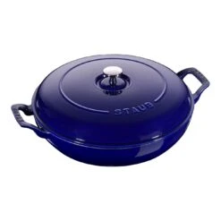 Staub 3.5 Qt. Cast Iron Braiser 7 Staub 3.5 Qt. Cast Iron Braiser -Napoleon Shop 40501 982 0 1
