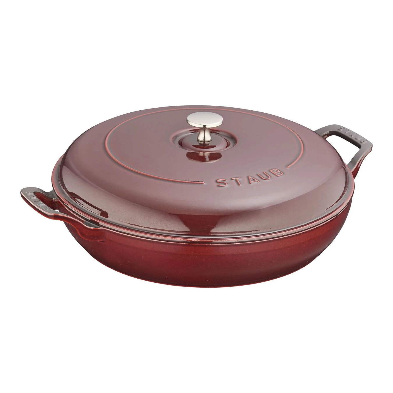 Staub 3.5 Qt. Cast Iron Braiser 2 Staub 3.5 Qt. Cast Iron Braiser - Image 2