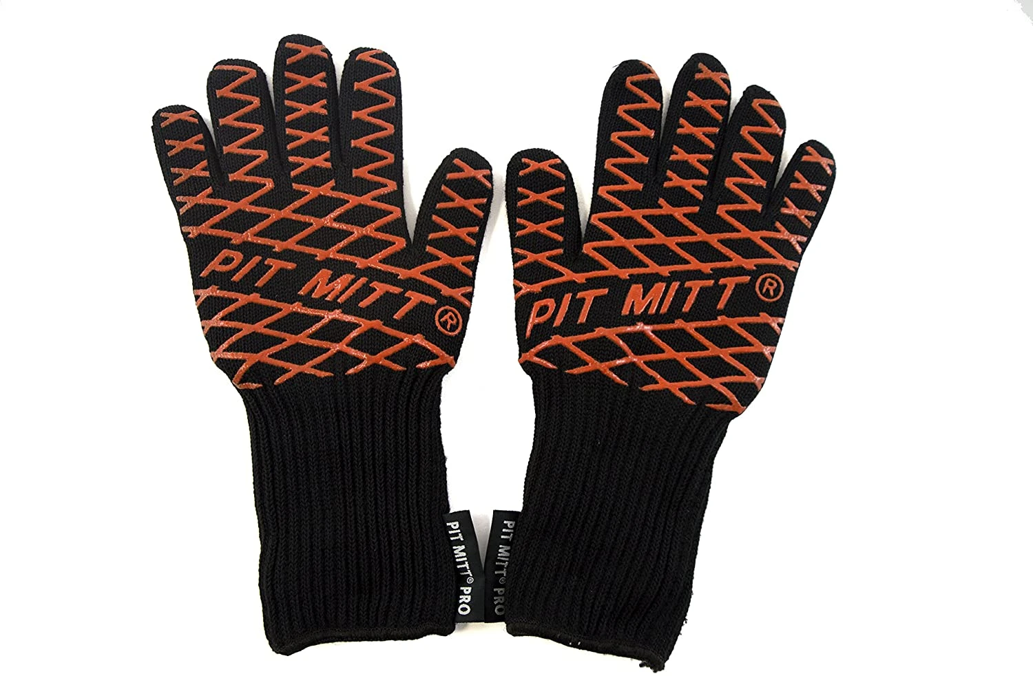 Charcoal Companion Pit Mitt Pro BBQ Gloves 1 Charcoal Companion Pit Mitt Pro BBQ Gloves