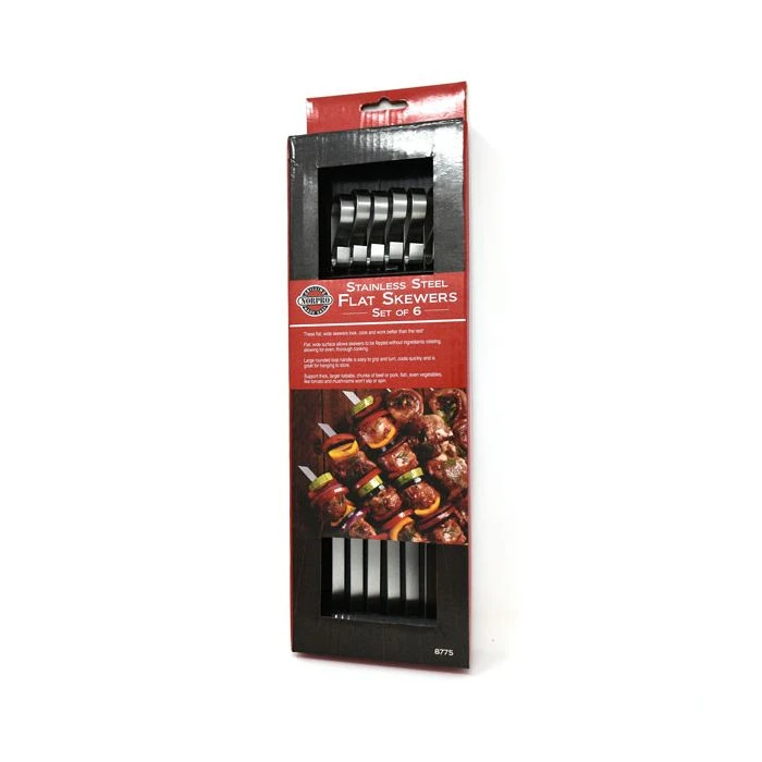 Norpro Stainless Skewers Set Of 6 2 Norpro Stainless Skewers Set Of 6 - Image 2