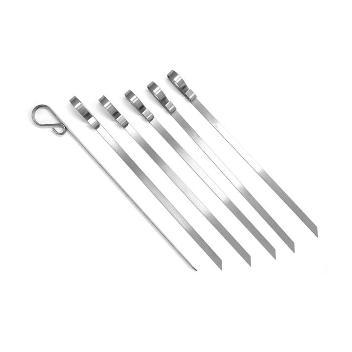 Norpro Stainless Skewers Set Of 6 1 Norpro Stainless Skewers Set Of 6