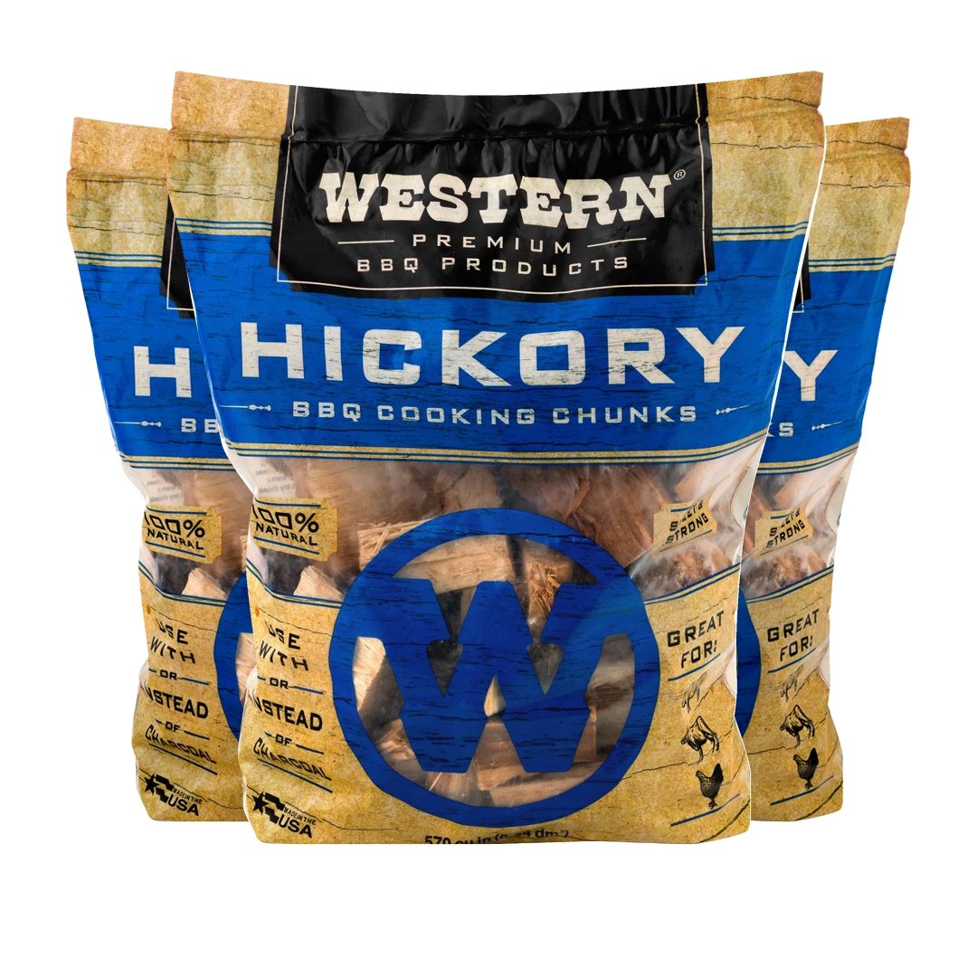 Western Hickory BBQ Cooking Chunks 1 Western Hickory BBQ Cooking Chunks