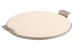 Pizzacraft 15" Round Pizza Stone With Stainless Steel Tray