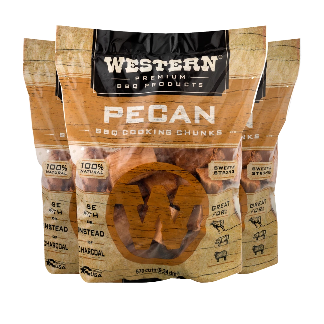 Western Pecan BBQ Cooking Chunks 1 Western Pecan BBQ Cooking Chunks