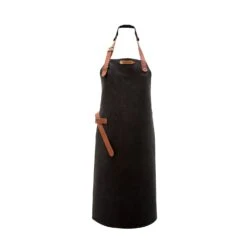 Xapron Utah Leather Apron -Napoleon Shop Utah Black Full Apron