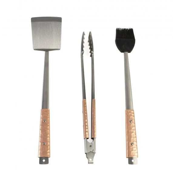 Charcoal Companion Copper Handle 3PC Tool Set 1 Charcoal Companion Copper Handle 3PC Tool Set